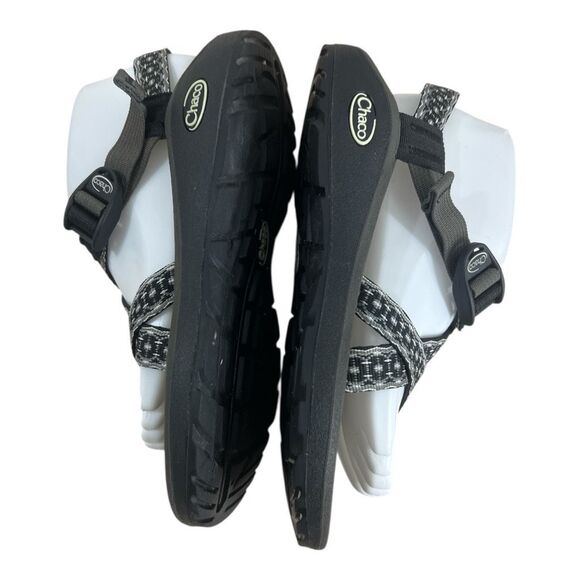 Chaco Z1 Classic Black Grey Strappy Sandal Women Size 8 Trial Hiking Sport - Picture 5 of 12